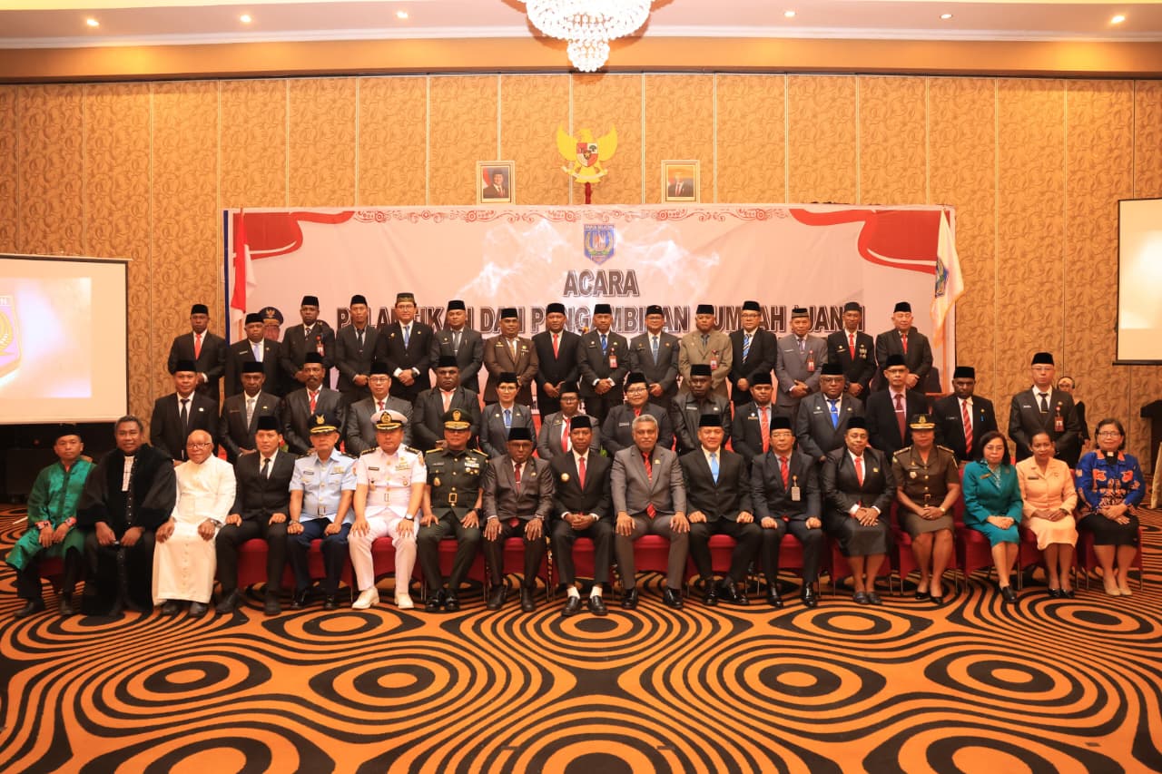 Gubernur Papua Selatan Lantik dan Kukuhkan 28 Pejabat Pimpinan Tinggi Pratama