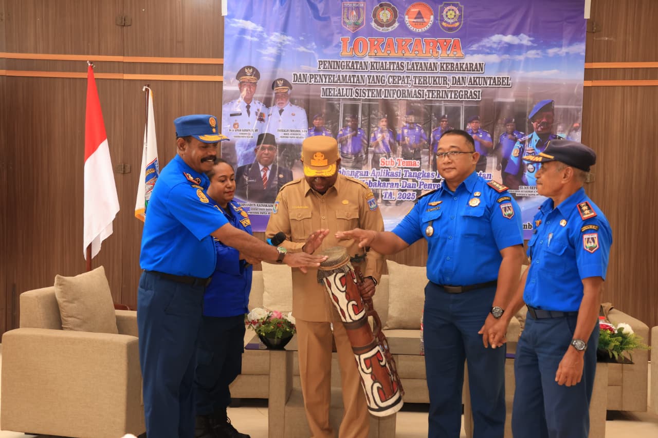 Pemprov Papua Selatan Gelar Lokakarya Peningkatan Layanan Kebakaran dan Penyelamatan Terintegrasi