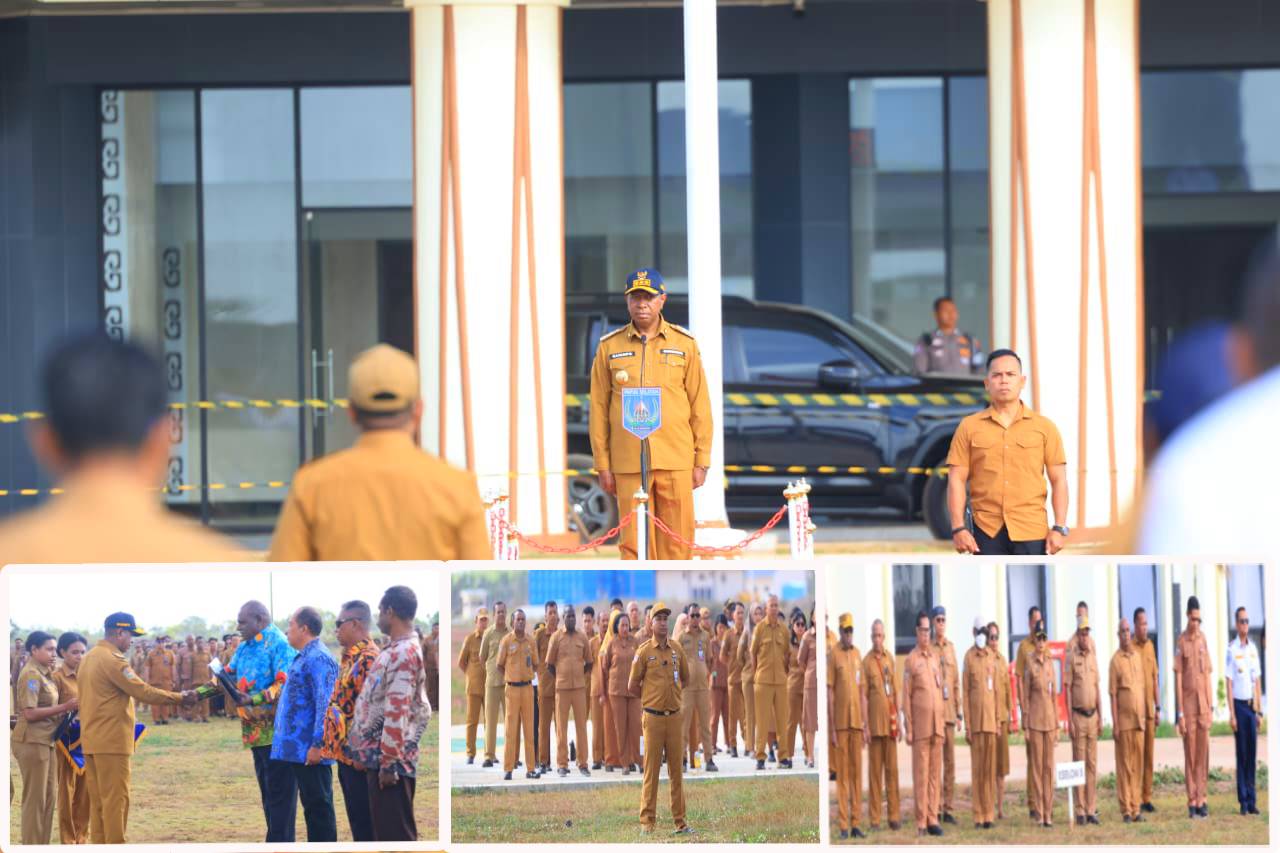 Gubernur Apolo Lepas Empat ASN Purnabakti dan Tegaskan Disiplin Pegawai