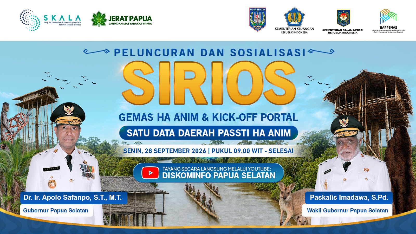 Peluncuran dan Sosialisasi SIRIOS, GEMAS HA ANIM & Kick OF Portal Satu Data Daerah PASSTI HA ANIM