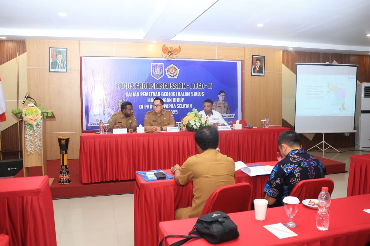 Pemprov Papua Selatan Gelar FGD Kajian Pemetaan Geologi untuk Mitigasi Bencana dan Pengelolaan SDA Berkelanjutan - Gambar 3