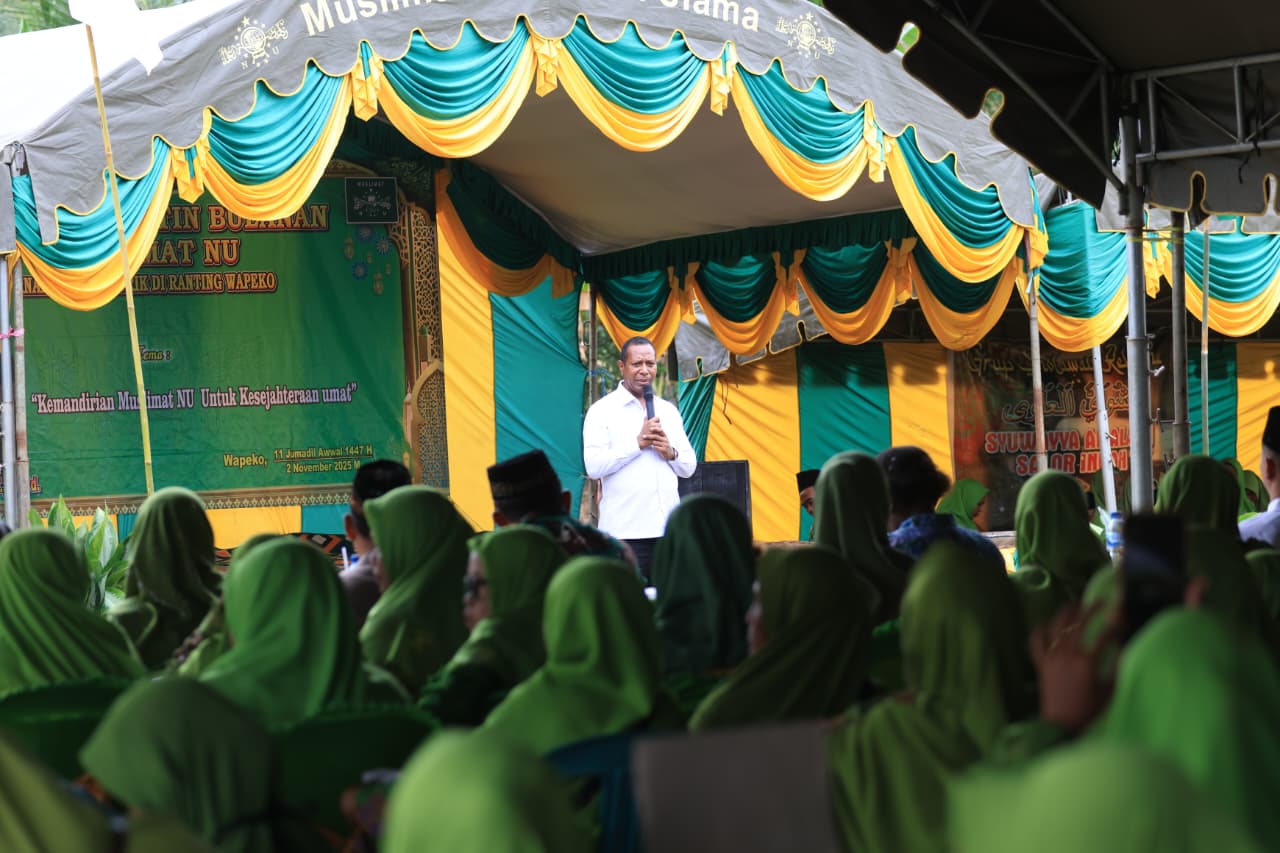 Di Pengajian NU Kurik, Gubernur Apolo Ingatkan Arti Waktu dan Kehidupan - Gambar 1