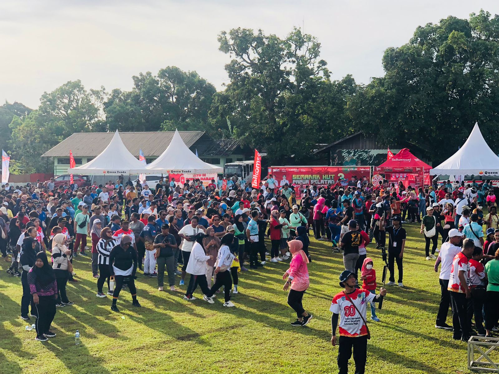 Sambut HUT ke-3 Papua Selatan: Jalan Santai, Senam Bersama, dan Pemeriksaan Kesehatan Gratis - Gambar 1